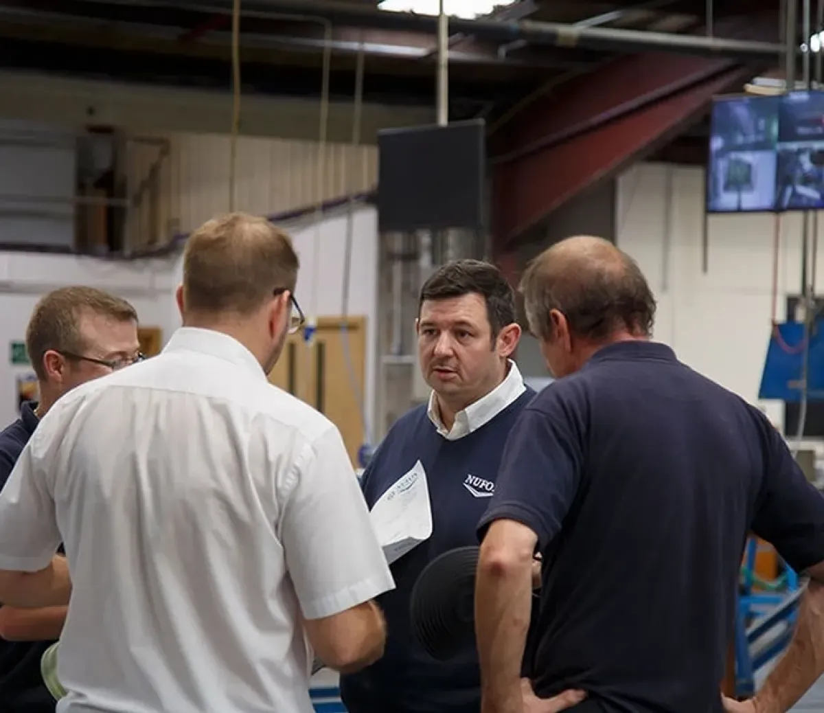 About Nufox Rubber, Manchester, UK - The Nufox Rubber Team in the Plant