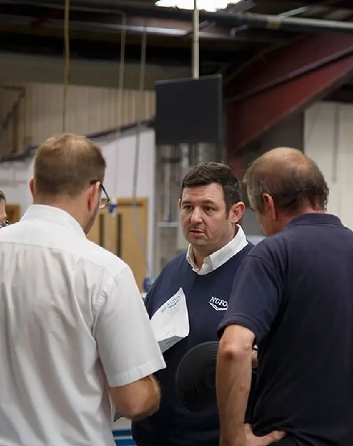 About Nufox Rubber, Manchester, UK - The Nufox Rubber Team in the Plant