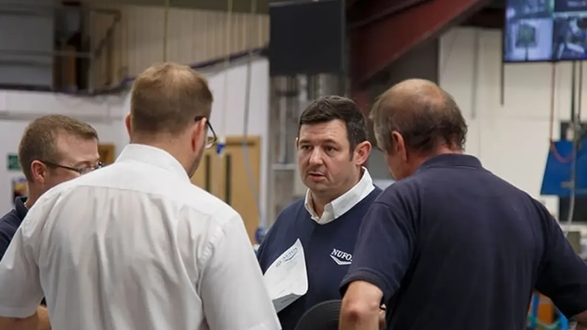 About Nufox Rubber, Manchester, UK - The Nufox Rubber Team in the Plant
