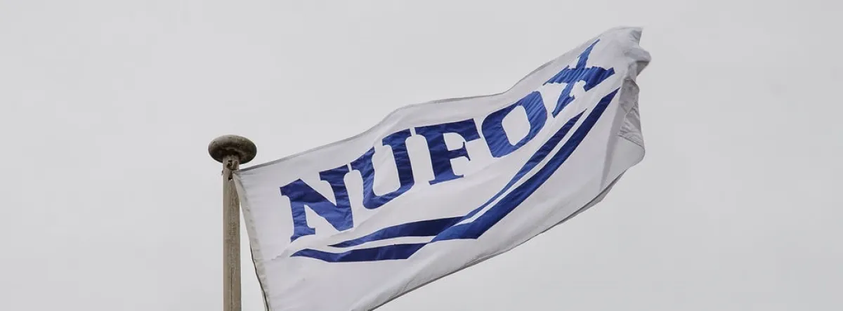 Nufox Rubber Flag with Logo