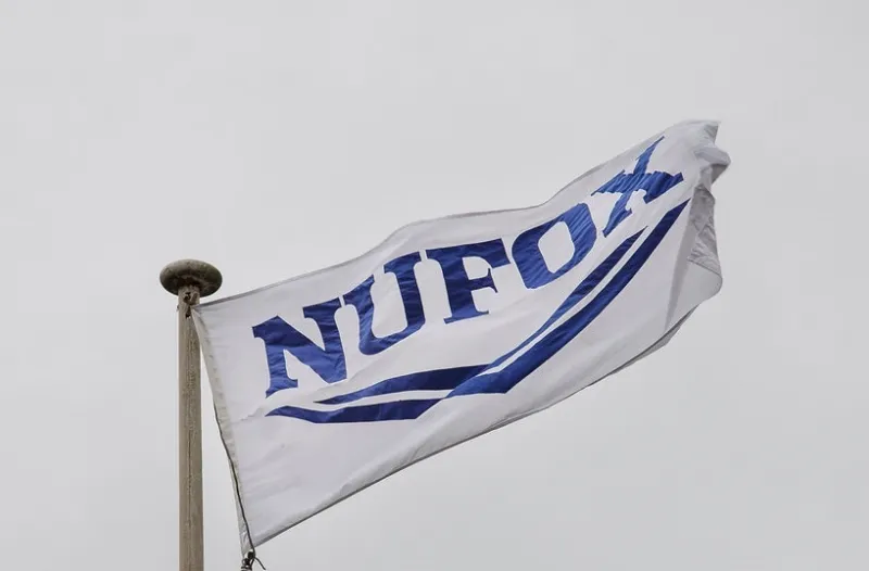 Nufox Rubber Flag with Logo