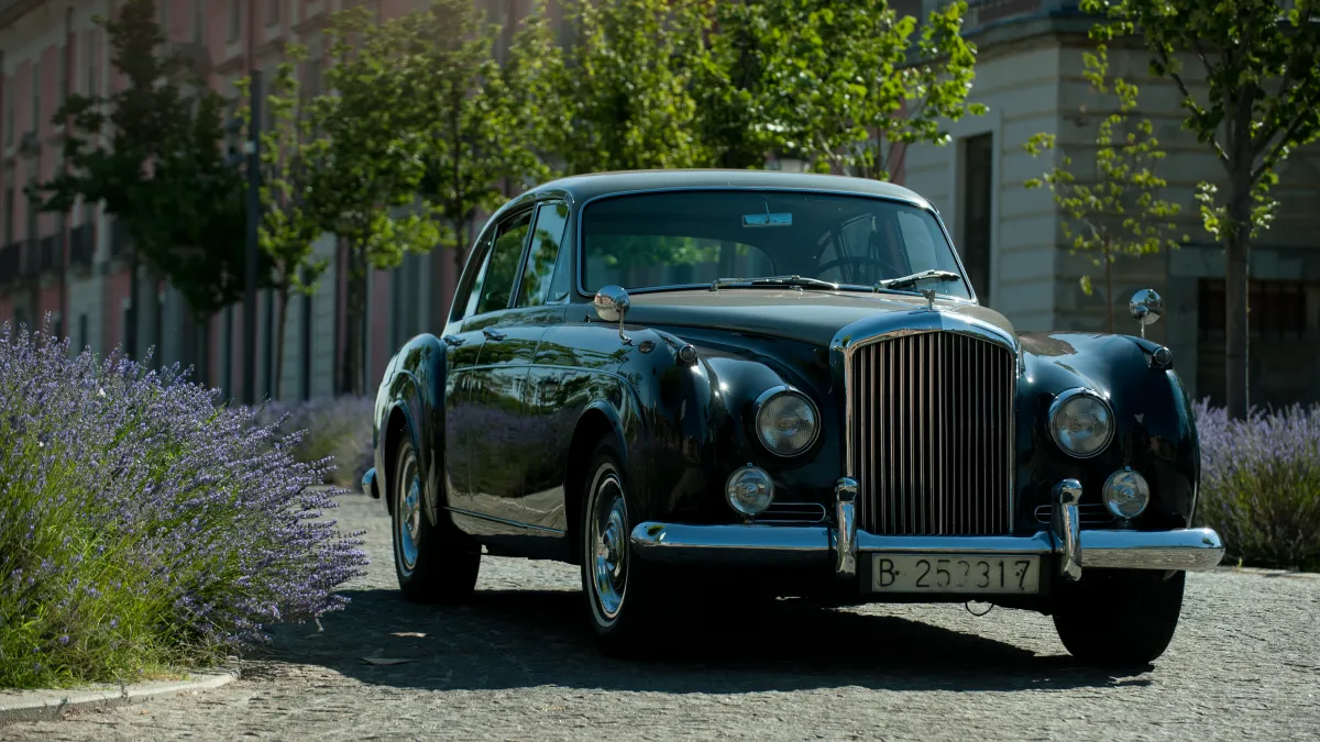 Vintage Car - a Bentley in the UK