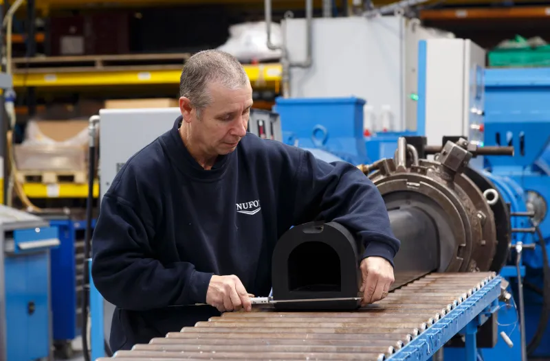 Manufacturing a Rubber Fender in the Nufox Rubber Factory UK