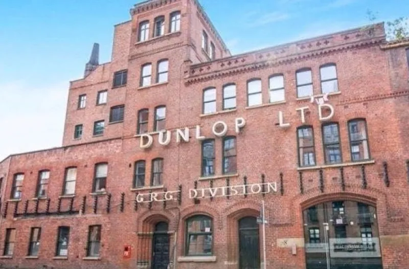 Dunlop Rubber, Once Located on Cambridge Street in Manchester